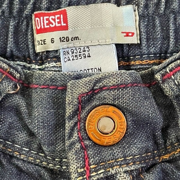 NWT DIESEL GIRLS KIDS JEANS DENIM PANTS SIZE 6Y - Picture 10 of 14